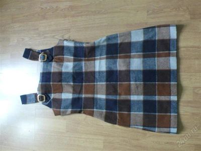 Лот: 2886845. Фото: 1. сарафан клетка. Платья
