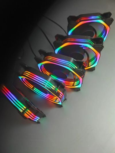 Лот: 8845656. Фото: 1. LED Кулер RGB 120mm 3pin+ molex... Системы охлаждения