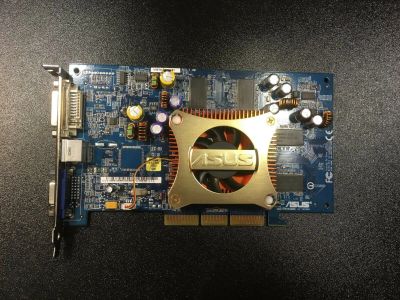 Лот: 15769306. Фото: 1. видеокарта asus v9570/td/128m... Видеокарты