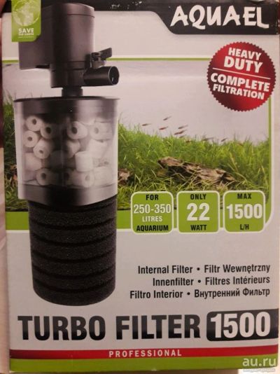 Лот: 13311084. Фото: 1. Внутренний фильтр Aquael Turbo... Оборудование