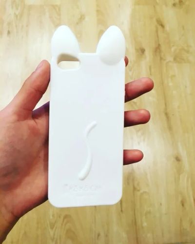 Лот: 7456079. Фото: 1. Чехол Iphone 5 5s кот котик ушки... Чехлы, бамперы