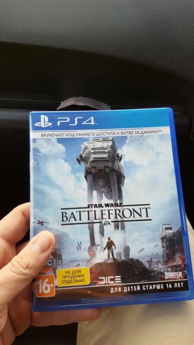 Лот: 6705084. Фото: 1. Star Wars Battlefront ps4 диск... Игры для консолей