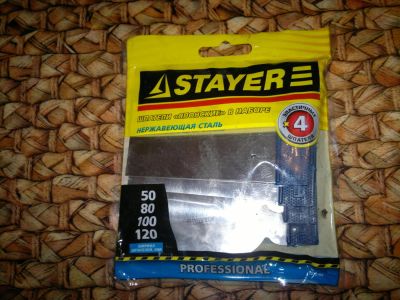 Лот: 4596194. Фото: 1. Шпатели японские в наборе Stayer. Наборы инструмента
