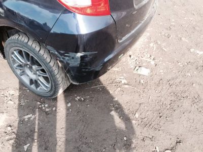 Лот: 3877036. Фото: 1. Бампер задний Honda fit ge6. Кузов