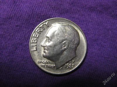 Лот: 2325489. Фото: 1. 1 дайм (10 центов) 1982, США... Америка