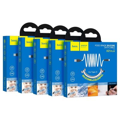 Лот: 21513871. Фото: 1. Кабель USB Hoco X21 PLUS Type-C... Дата-кабели, переходники