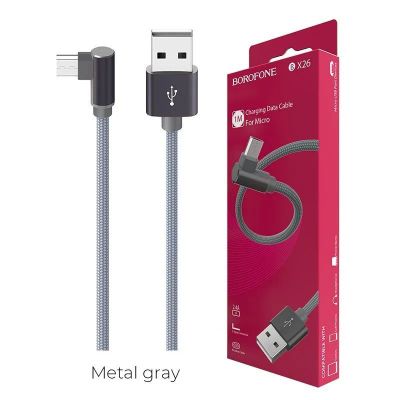 Лот: 22150277. Фото: 1. Кабель BOROFONE microUSB BX-26... Дата-кабели, переходники