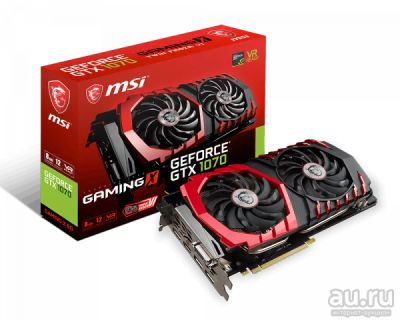 Лот: 13236974. Фото: 1. Видеокарта Msi GeForce GTX 1070... Видеокарты