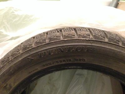 Лот: 8318109. Фото: 1. Зимние шины Dunlop 185/55 r15. Шины