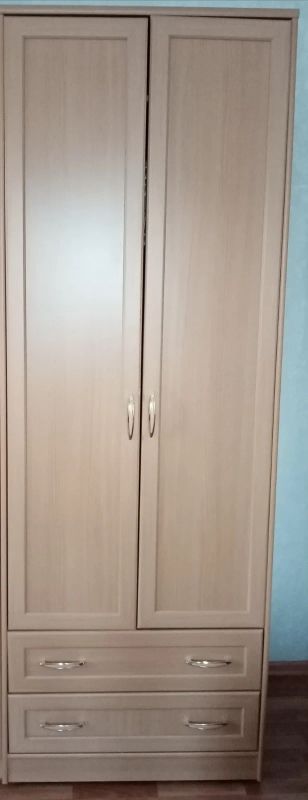 Лот: 18828237. Фото: 1. Шкаф плательный цвет бук. Шкафы, шкафы-купе