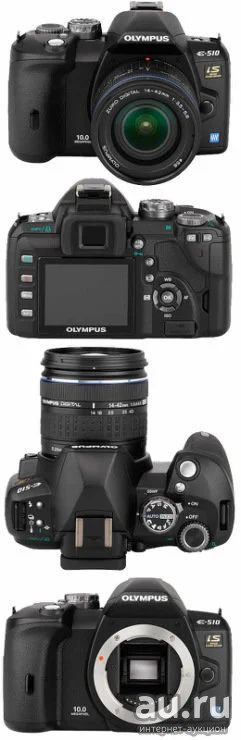 Лот: 15426638. Фото: 1. Зеркальная камера Olympus E-510... Цифровые зеркальные