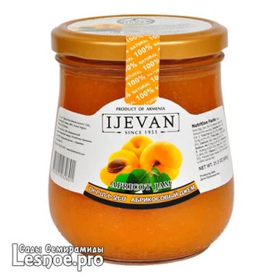 Лот: 9055638. Фото: 1. Абрикосовый джем, 600 г. Домашние заготовки