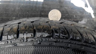 Лот: 5200492. Фото: 1. Bridgestone 155/80 R13 резина... Шины