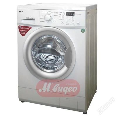 Лот: 1633384. Фото: 1. Стиральная машина узкая LG F1068LD1... Стиральные машины