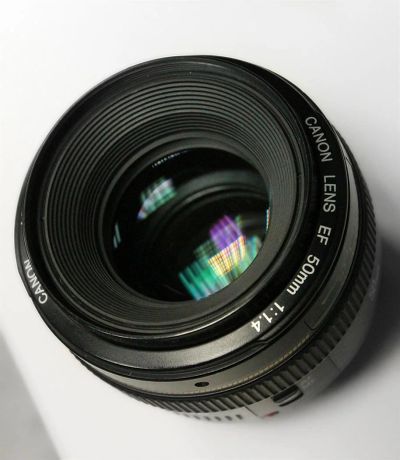Лот: 3580317. Фото: 1. Canon EF 50 mm f/1.4 USM с блендой. Объективы