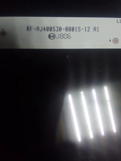 Лот: 24669527. Фото: 1. Led String подсветкa RF-AJ400S30-0801S-12... Запчасти для телевизоров, видеотехники, аудиотехники
