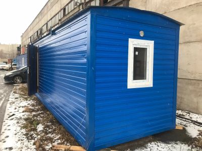 Лот: 11116838. Фото: 1. Бытовка вагон дом "Полюс" 10*2... Бытовки, вагончики строительные