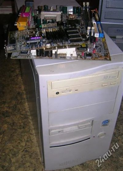 Лот: 1566845. Фото: 1. системник celeron 400mhz + дровяное... Компьютеры в сборе