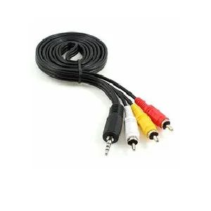 Лот: 22980516. Фото: 1. Шнур 3,5Дж-3RCA 1,5 м (шт/шт... Шлейфы, кабели, переходники