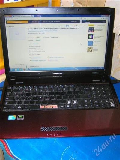 Лот: 2234150. Фото: 1. Samsung R580-JS06 i5 430M/3/320... Ноутбуки