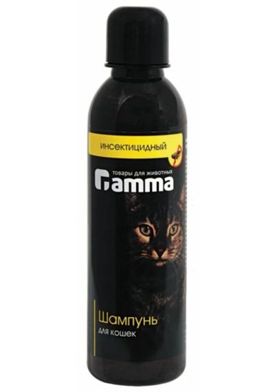 Лот: 7044822. Фото: 1. Шампунь Гамма для кошек, инсектицидный... Косметика для животных