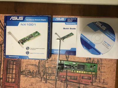 Лот: 17162262. Фото: 1. Сетевая карта ASUS NX1001 10/100... Сетевые карты