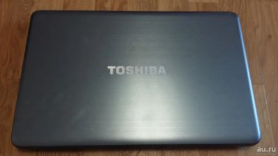 Лот: 11623034. Фото: 1. Верхняя крышка от ноутбука Toshiba... Корпуса, блоки питания