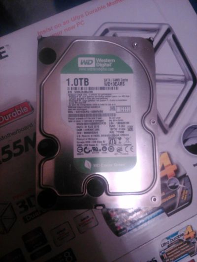 Лот: 4097349. Фото: 1. Жесткий диск SATA-3 1Tb WD Green... Жёсткие диски (HDD)