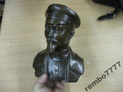 Лот: 5824482. Фото: 1. дзержинский.бюст.бронза.26см.ссср... Скульптуры
