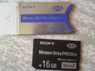 Лот: 733510. Фото: 1. Карта памяти Memory Stick Duo... Другое (смартфоны, связь, навигация)