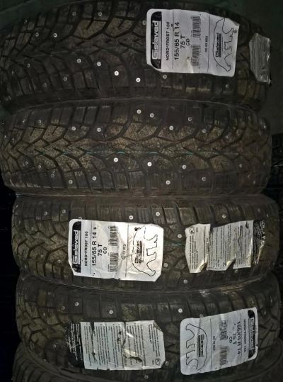 Лот: 6148468. Фото: 1. Шины 155/65 R14 Gislaved NF100... Шины