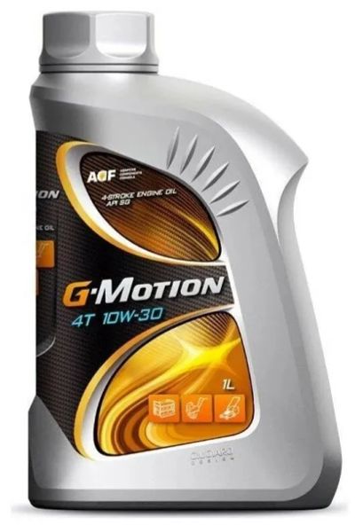 Лот: 20068395. Фото: 1. G-Motion 4Т 10w30 SG/CD 1 л (Моторное... Масла, жидкости