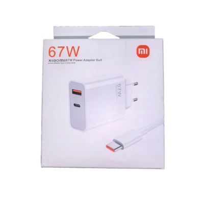 Лот: 25719209. Фото: 1. Зарядное устройство Xiaomi PD67W... Зарядные устройства, блоки питания, адаптеры сетевые для смартфонов