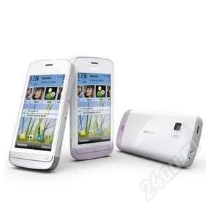 Лот: 2134857. Фото: 1. Nokia C5-06 White. Смартфоны