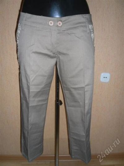 Лот: 2928995. Фото: 1. Капри из хлопка!!!. Брюки, шорты
