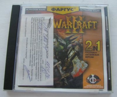 Лот: 16455188. Фото: 1. WarCraft 2 in 1 [CD]. Игры для ПК