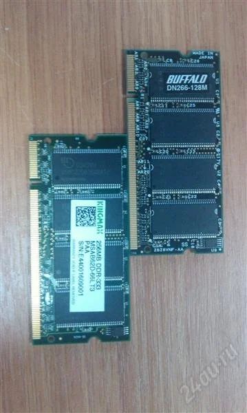 Лот: 1340415. Фото: 1. KINGMAX 256 SODIMM DDR1 333... Оперативная память
