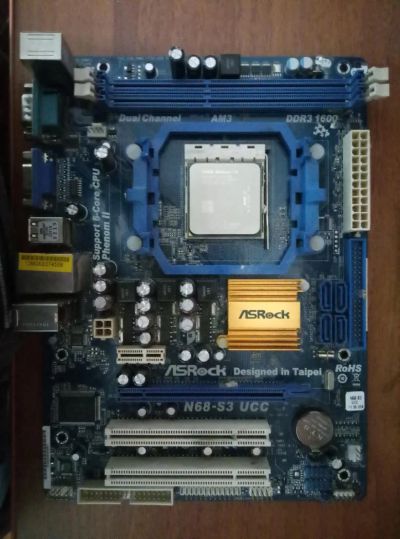 Лот: 8485655. Фото: 1. Материнская плата ASRock N68-S3... Другое (комплектующие)