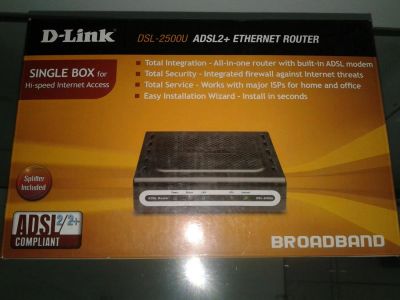 Лот: 11044382. Фото: 1. ADSL 2/2+ Router D-Link DSL-2500U... Маршрутизаторы (роутеры)