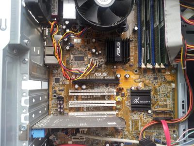 Лот: 9944061. Фото: 1. Asus P5GD1 PRO Pentium 4 630 DDR... Материнские платы