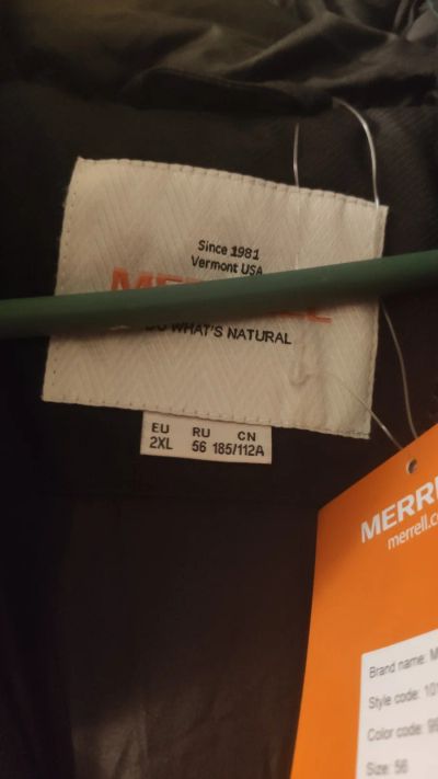 Лот: 16870892. Фото: 1. Пуховик Merrell Jacket. Верхняя одежда
