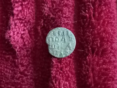 Лот: 19454831. Фото: 1. Полушка ВРП 1720г Пётр 1. Россия до 1917 года