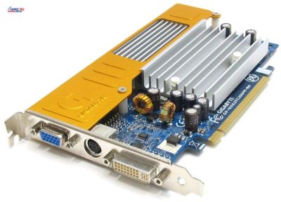 Лот: 8489421. Фото: 1. Видеокарта Gigabyte 6200 ТС 128mb. Видеокарты