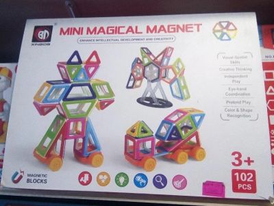 Лот: 12523434. Фото: 1. Мини-магнитный конструктор (102... Конструкторы