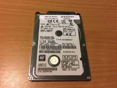 Лот: 9796346. Фото: 1. Жесткий диск для ноутбука Hitachi... Жёсткие диски (HDD)