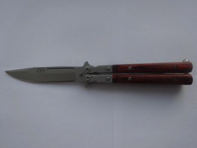 Лот: 6980530. Фото: 1. Нож-бабочка (балисонг) T700. Ножи, топоры