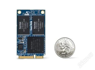 Лот: 1856775. Фото: 1. SSD SanDisk mSATA (3 Gb/s) 32Gb. Жёсткие диски (HDD)