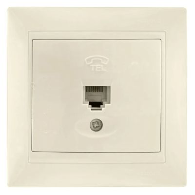 Лот: 24081277. Фото: 1. Розетка телефонная скрытой установки... Электроустановочные изделия
