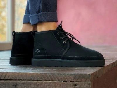 Лот: 15019609. Фото: 1. UGG Neumel Black. Ботинки, полуботинки