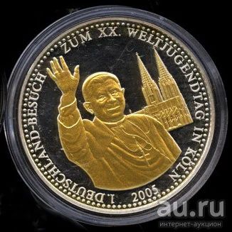 Лот: 18060354. Фото: 1. Германия жетон медаль 2005 Визит... Юбилейные